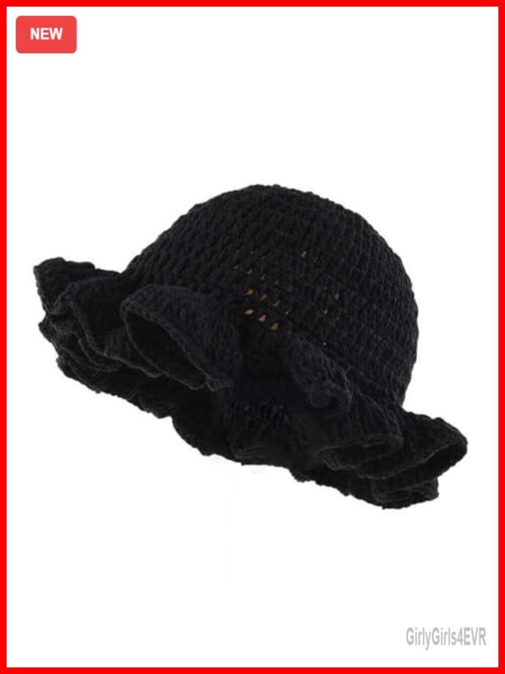 Crochet Bucket Hat Women Knit Floppy Cap Boho Handmade Travel Beach Sun Hat